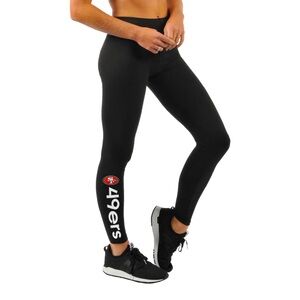 Black San Francisco 49ers Lightweight Lounge Leggings - XL
